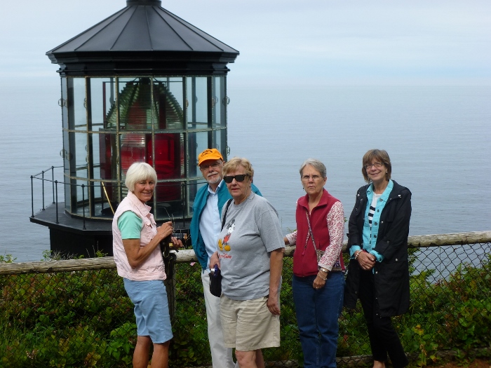 at the Capes Meares lighthouse